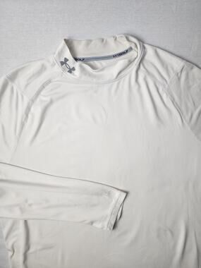 Under Armour Mens XL Performance Golf Fitted Mock Neck Long Sleeve Shirt
